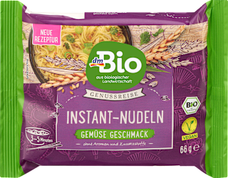 Instant-Nudeln Gemüse dmBio