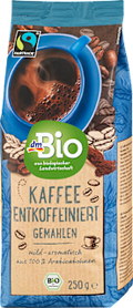 Kaffee entkoffeiniert gemahlen       dmBio