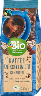 Kaffee entkoffeiniert gemahlen       dmBio