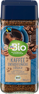 Kaffee Entkoffeiniert löslich dmBio