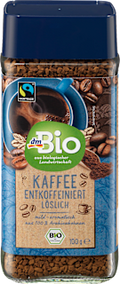 Kaffee Entkoffeiniert löslich dmBio