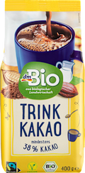 Kakaopulver, Trink-Schokolade dmBio