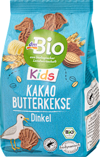 Kinderkekse Kakao Butterkekse Dinkel ab 3 Jahren dmBio