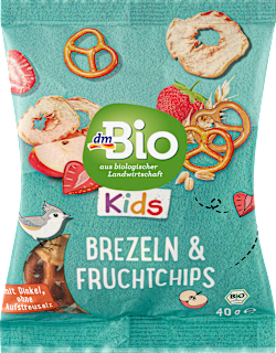 Kindersnack Brezeln & Fruchtchips, ab 3 Jahren  dmBio