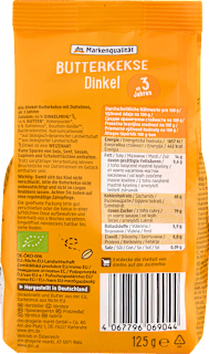 Kindersnack Butterkeks Dinkel ab 3 Jahren dmBio