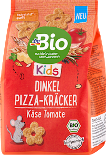 Kindersnack Dinkel Pizza-Kräcker ab 3 Jahren dmBio