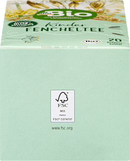 Kindertee, Fenchel (20 Beutel), ab 3 Jahren dmBio
