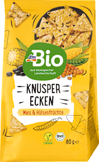 Knusperecken Mais & Hülsenfrüchte dmBio