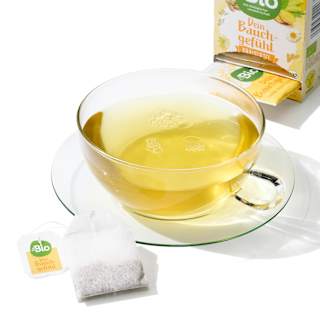 Kräutertee "Dein Bauchgefühl" mit Fenchel, Kamille & Zitronengras (20 Beutel) dmBio