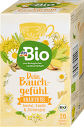 Kräutertee "Dein Bauchgefühl" mit Fenchel, Kamille & Zitronengras (20 Beutel) dmBio