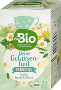 Kräutertee "Deine Gelassenheit" mit Fenchel, Kamille & Melisse (20 Beutel) dmBio