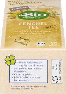 Kräutertee Fenchel (20 Beutel) dmBio