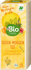 Kräutertee "Guten Morgen" mit Zitronengras & Zitronenverbene (20 Beutel)  dmBio