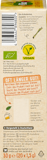 Kräutertee "Guten Morgen" mit Zitronengras & Zitronenverbene (20 Beutel)  dmBio