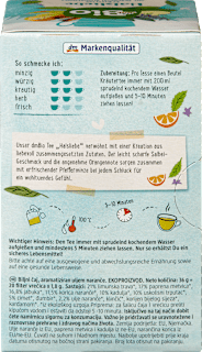 Kräutertee "Halsliebe" mit Orangenöl (20 Beutel) dmBio