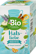 Kräutertee "Halsliebe" mit Orangenöl (20 Beutel) dmBio