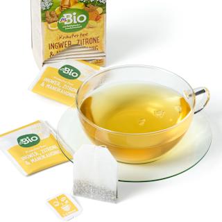Kräutertee Ingwer, Zitrone & Manuka (20 Beutel) dmBio