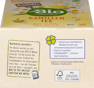 Kräutertee Kamille (50 Beutel) dmBio