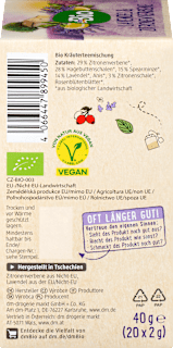 Kräutertee Lavendel & Zitronenverbene (20 Beutel) dmBio