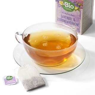 Kräutertee Lavendel & Zitronenverbene (20 Beutel) dmBio