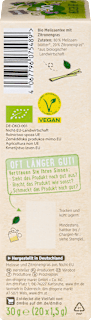 Kräutertee Melissen Tee mit Zitronengras (20 Beutel) dmBio