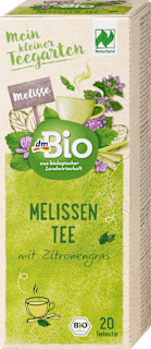 Kräutertee Melissen Tee mit Zitronengras (20 Beutel) dmBio