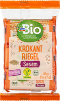 Krokantriegel, Sesam (3x27 g) dmBio