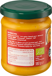 Kürbiscreme mit Olivenöl dmBio
