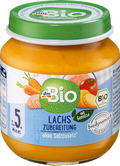 Lachszubereitung mit Gemüse,ab dem 5. Monat dmBio