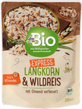 Langkorn & Wildreis mit Olivenöl verfeinert, Express dmBio