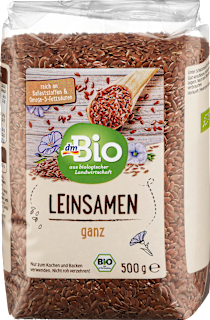 Leinsamen, ganz dmBio