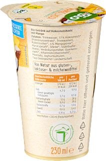 Mango Lassi auf Kokosnussbasis dmBio
