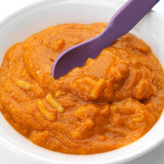 Menü Dinkel-Spaghetti Bolognese ab dem 8. Monat dmBio