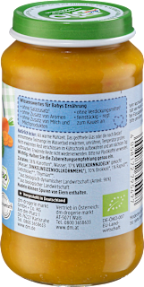 Menü Karotte-Brokkoli mit Dinkelnudeln ab dem 8.Monat dmBio