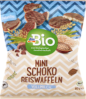 Mini Schokoreiswaffel Vollmilch dmBio