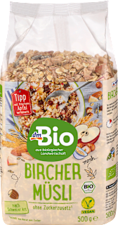 Müsli, Bircher nach Schweizer Art dmBio