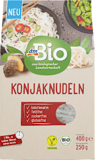 Nudeln, Konjaknudeln dmBio