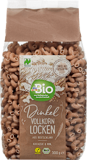 Nudeln, Locken aus Dinkel Vollkorn dmBio