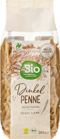 Nudeln, Penne aus Dinkel dmBio