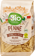 Nudeln, Penne aus Hartweizen, No.66 dmBio