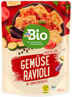 Nudeln, Ravioli dmBio