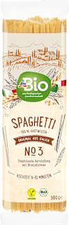 Nudeln, Spaghetti aus Hartweizen, No.3 dmBio