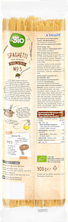 Nudeln, Spaghetti aus Hartweizen, No.3 dmBio