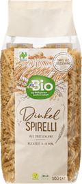 Nudeln, Spirelli aus Dinkel  dmBio