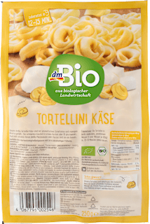 Nudeln, Tortellini mit Käse gefüllt dmBio