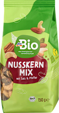 Nussmischung, Nusskernmix mit Salz & Pfeffer dmBio
