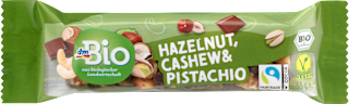 Nussriegel, Hazelnut, Cashew & Pistachio dmBio