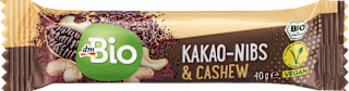 Nussriegel, Kakao Nibs & Cashew dmBio