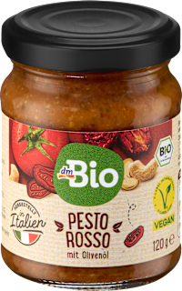 Pesto Rosso mit sonnengetrockneten Tomaten, vegan dmBio