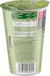 Pflanzendrink, Matcha mit Reis-Kokos dmBio